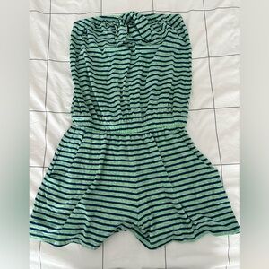 Express strapless short romper